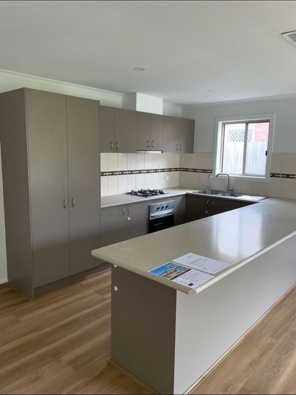 Kitchen with stone benchtop